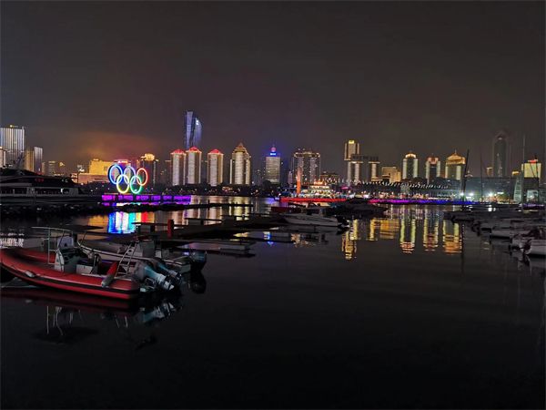 山东青岛崂山巨峰山海云海实拍